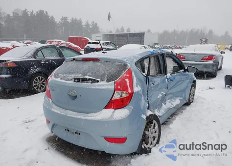 2014 Hyundai Accent Gs z USA, uszkodzony, nr VIN KMHCT5AE4EU185998